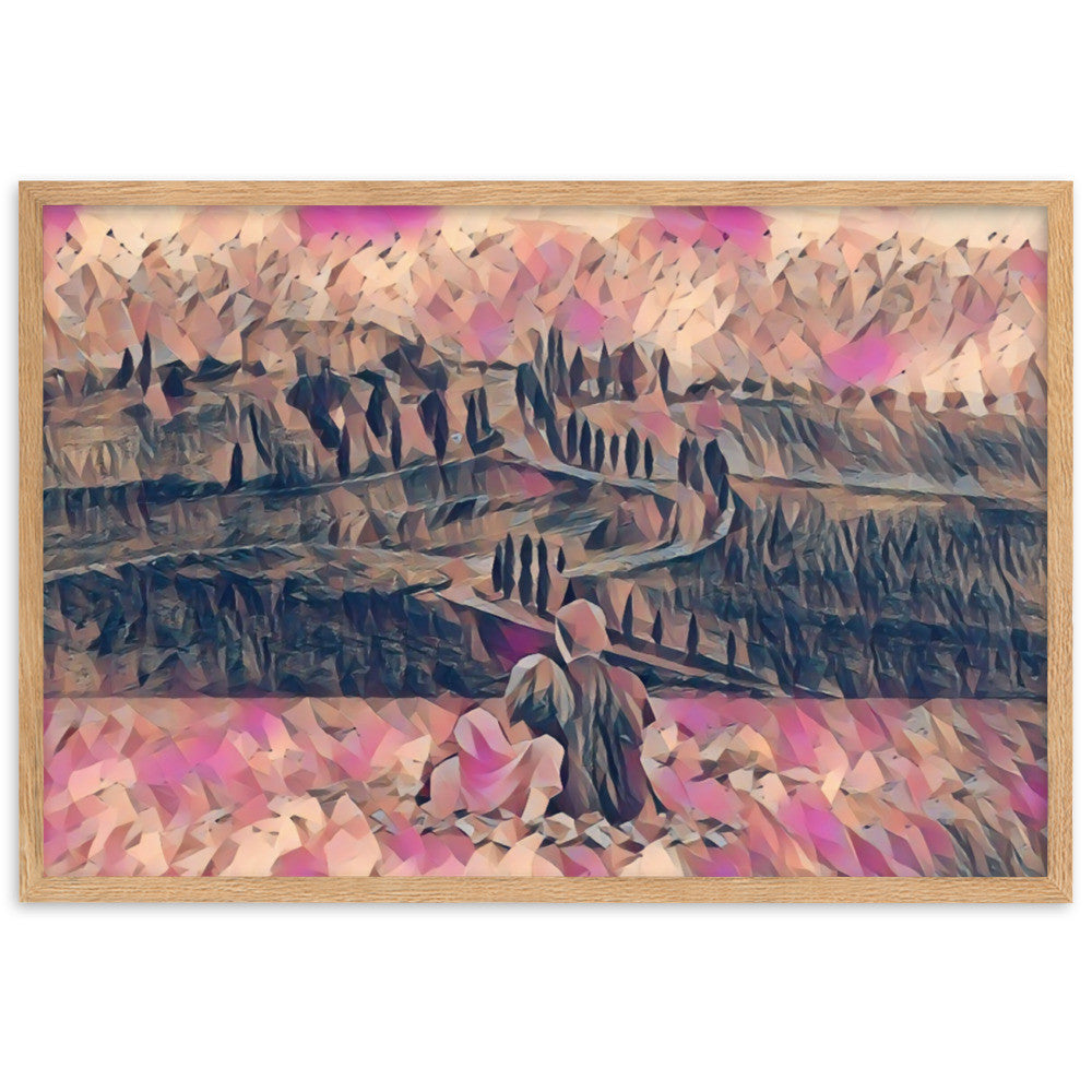 SEEING THE DAWN THROUGH THE DREAM SUPERIOR Framed Poster