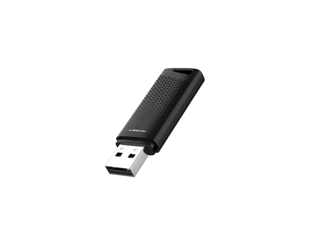 Techancy USB Flash Drive 64GB Preto LB2903, Usb 2.0, Compatível com PC/Mobile/Mac, Armazenamento seguro de ficheiros