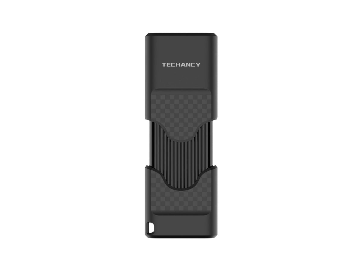 Techancy USB Flash Drive 8GB Preto LB2901, Usb 2.0, Compatível com PC/Mobile/Mac, Armazenamento seguro de ficheiros