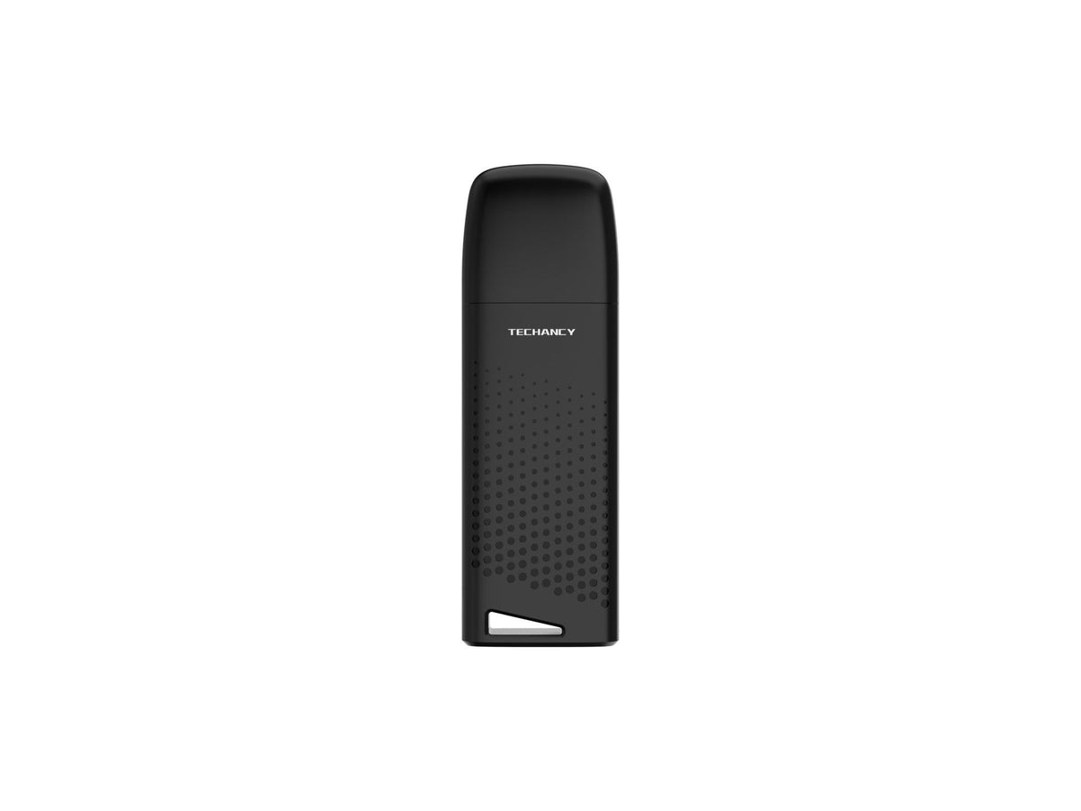 Techancy USB Flash Drive 64GB Preto LB2903, Usb 2.0, Compatível com PC/Mobile/Mac, Armazenamento seguro de ficheiros
