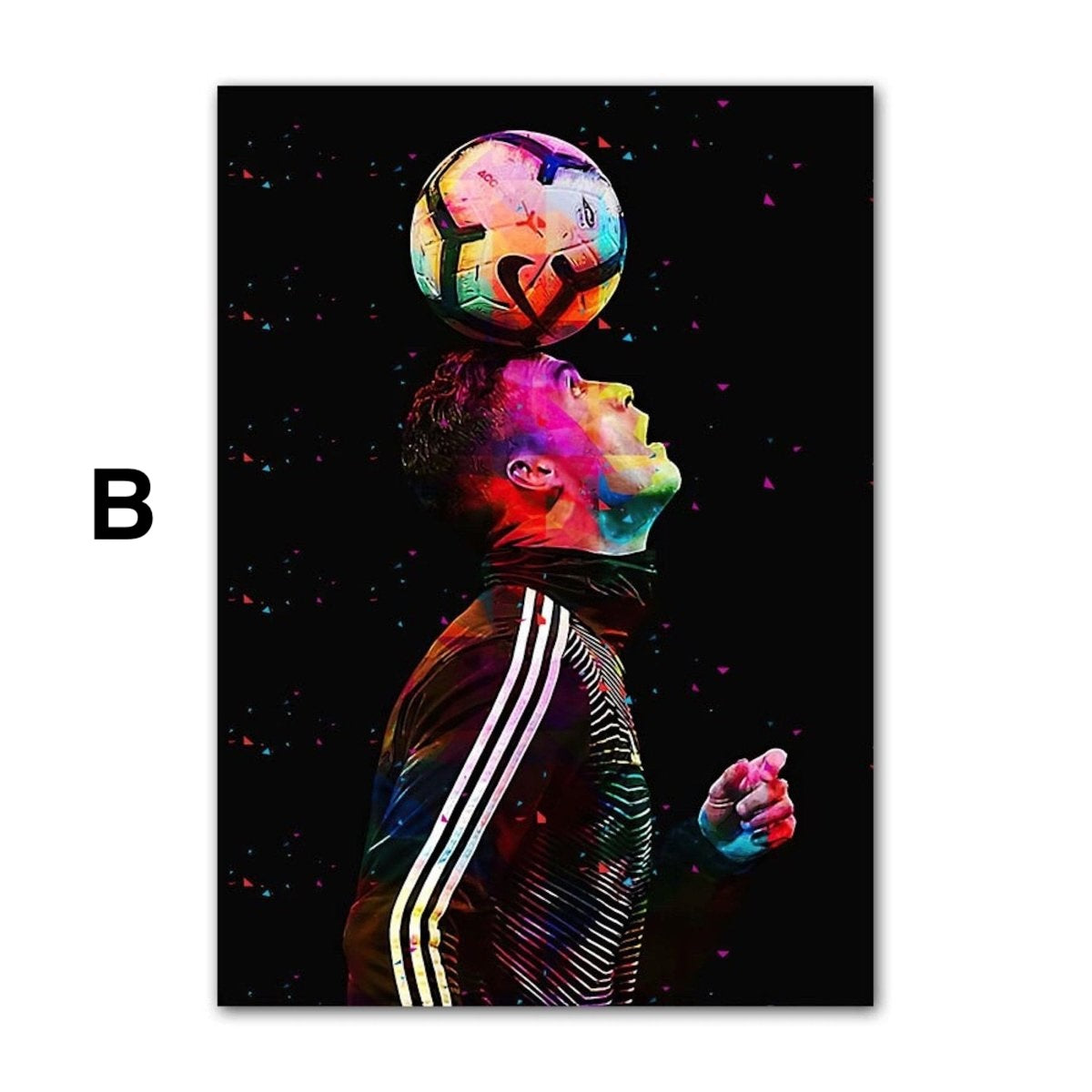 Poster Fußball Christiano Ronaldo bei Manchester United beste Momente als Deko Print ohne Rahmen